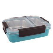 OASIS Lunch Box Stainless Steel 2 Compartment