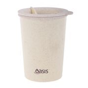 OASIS ECO Cups BIODEGRADABLE 400ml Double Wall Natural Wheat Straw