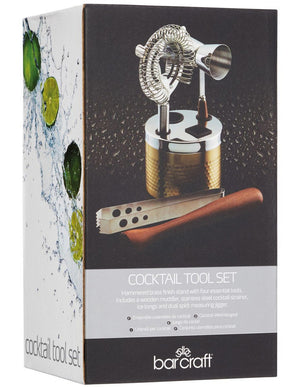 BARCRAFT BC Cocktail Tool Set 5pc Gift Boxed