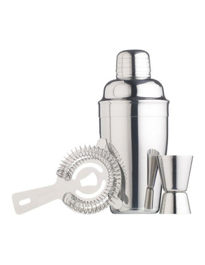 BARCRAFT BC Cocktail Kit 3pc Stainless Steel Gift Boxed