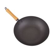 D.line Non Stick Excalibur Stir Fry Pan 30cm With Wood Handle