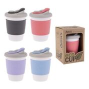 OASIS Biodegradable ECO Cup 340ml Coffee Tea Travel Mug assorted colours