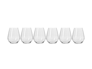 KROSNO KR Harmony Stemless Wine Glass 400ML 6pc Gift Boxed