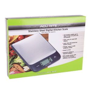 ACURITE S/S Digital Kitchen Scale 1g/5kg