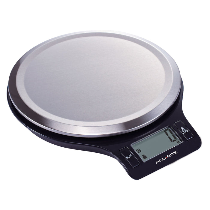 ACURITE Round S/S Digital Scale 1g/5kg
