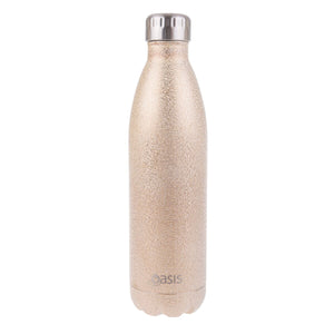 Oasis Hydration double wall 500ml water bottle stainless steel SHIMMER