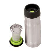 OASIS Stainless Steel Vacuum Insulated Travel Mug with Tea Infuser 414ml