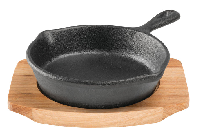 PYROLUX Pyrocast Skillet with Maple Tray