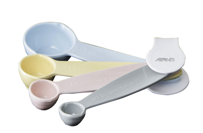 AVANTI Ribbed Measuring Spoons, Australian Standards - 4 Piece Set
