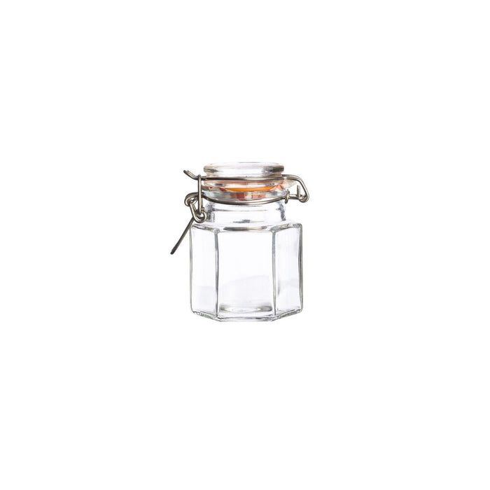 KILNER Hexagonal Clip Top Spice Jar 90ml