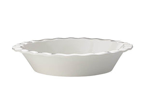 MAXWELL & WILLIAMS MW Epicurious Fluted Pie Dish 25x5cm White Gift Boxed