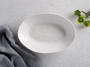 MAXWELL & WILLIAMS MW Panama Oval Serving Bowl 24x17cm White Gift Boxed
