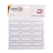 Appetito Blank Kitchen Labels