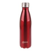 OASIS Hydration double wall insulated stainless steel water bottle 500ml PLAINS