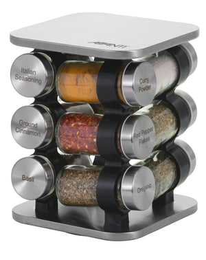 AVANTI Revolving Herb &  Spice Rack Set - 12 Jars