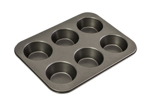BAKEMASTER 6 Cup Large Muffin Pan 35 x 26cm /9 x 4cm