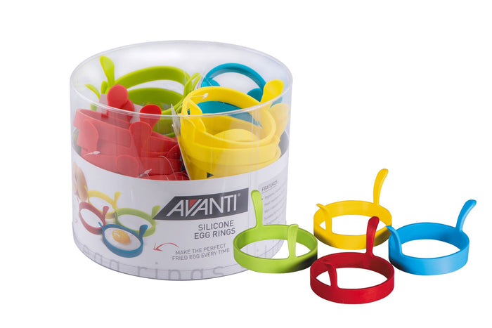 AVANTI Silicone Egg Rings with Handles