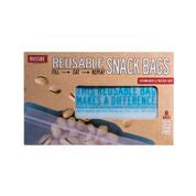 RUSSBE Reuseable Snack bags set 8 Blue