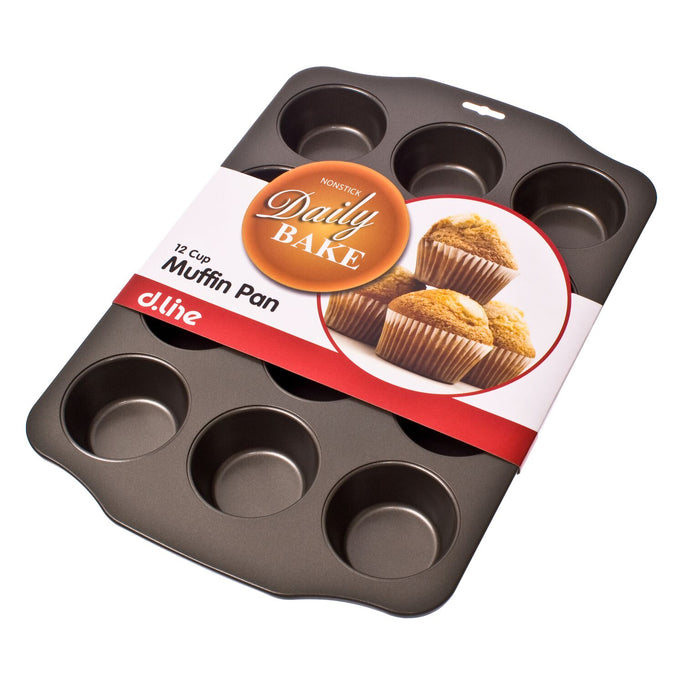 DAILY BAKE 12 Cup Muffin Pan