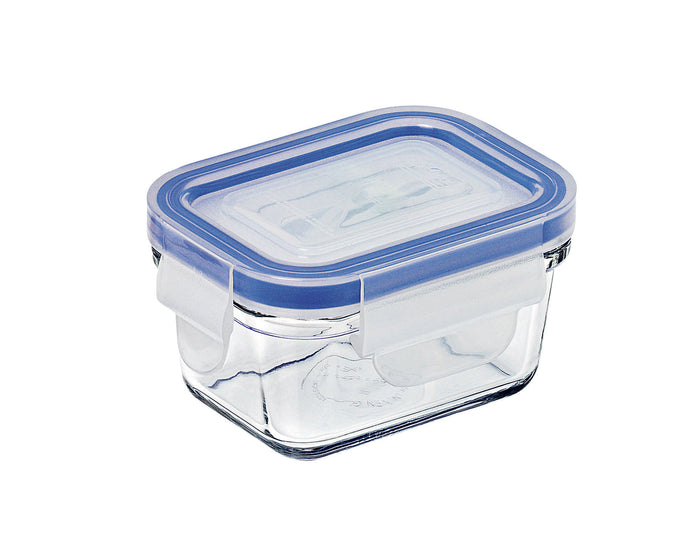 GLASSLOCK Rectangular Tempered Glass Food Container 180ml