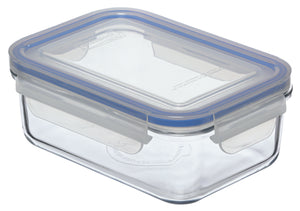 GLASSLOCK Rectangular Tempered Glass Food Container 710ml