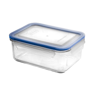 GLASSLOCK Rectangular Tempered Glass Food Container 1090ml