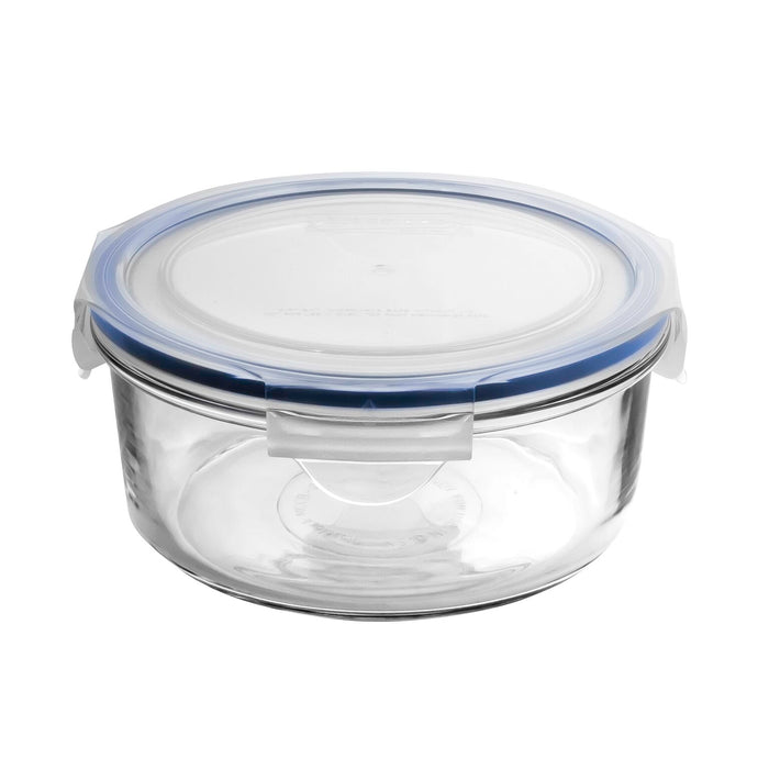 GLASSLOCK Round Tempered Glass Food Container 920ml