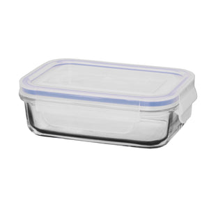 GLASSLOCK Rectangular Tempered Glass Food Container 400ml