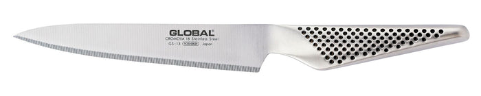 GLOBAL Utility Knife - Fine Serration Blade 15cm